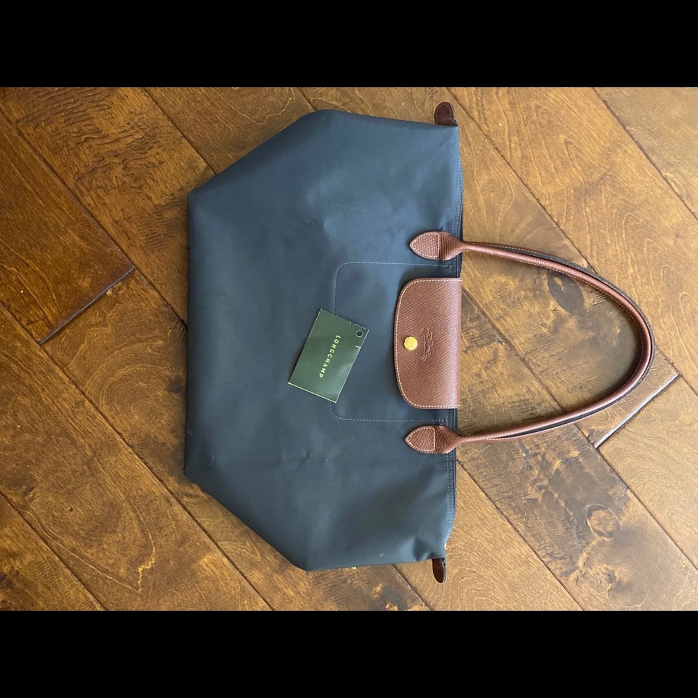 COPY - Grey Longchamp Le Pliage Large Tote